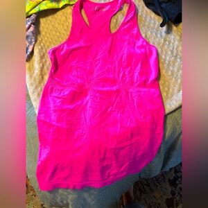 Women's ZYIA Pink Racerback Tank Top